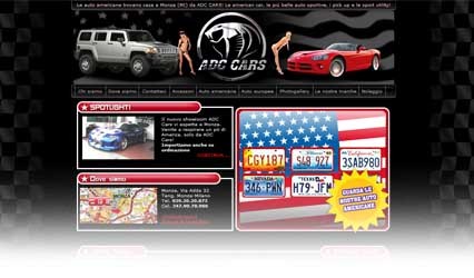 Home page del sito di ADC Cars s.r.l. - Apre una nuova finestra