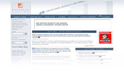Home page del sito www.businessonline.it - Apre una nuova finestra