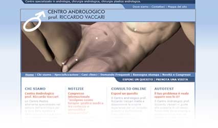 collegamento al sito Centro andrologico Prof. R. Vaccari - Apre una nuova finestra