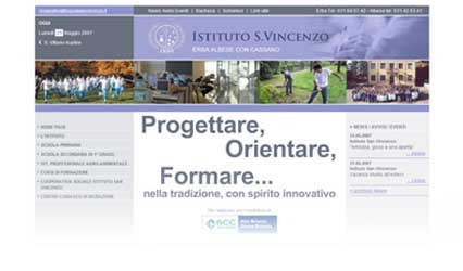 collegamento al sito dell'Istituto San Vincenzo - Apre una nuova finestra