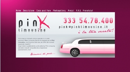 collegamento al sito www.pinklimousine.it - Apre una nuova finestra