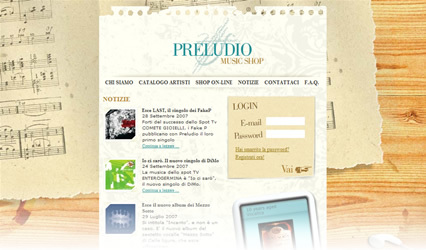 collegamento esterno al sito preludiomusic.com - Apre una nuova finestra