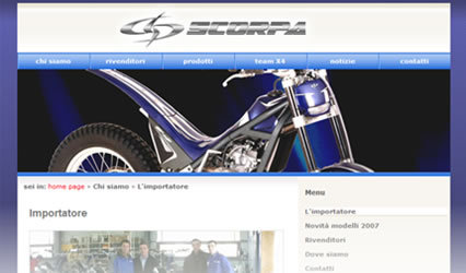 collegamento esterno al sito www.scorpa.it - Apre una nuova finestra