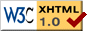 pagina validata XHTML 1.0!